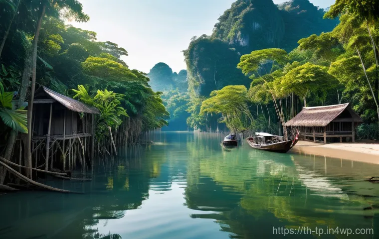 생태계 중심 사고의 필수 요소 - The Interconnected Tapestry of Thai Life**

"A breathtaking, high-detail, realistic image capturing ...