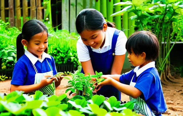 생태계 중심 사고를 위한 커뮤니티 접근법 - **Thai Green Economy: Upcycling Craft Workshop and Local Organic Market**
    "A bustling and creati...